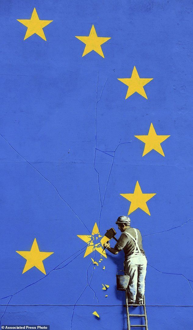 Banksy pinta mural sobre el Brexit - banksy-brexit
