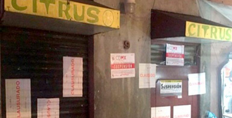 Clausuran tres bares en la Ciudad de México