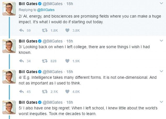 'Luchen contra la desigualdad en el mundo': Bill Gates a recién graduados - bill-gates