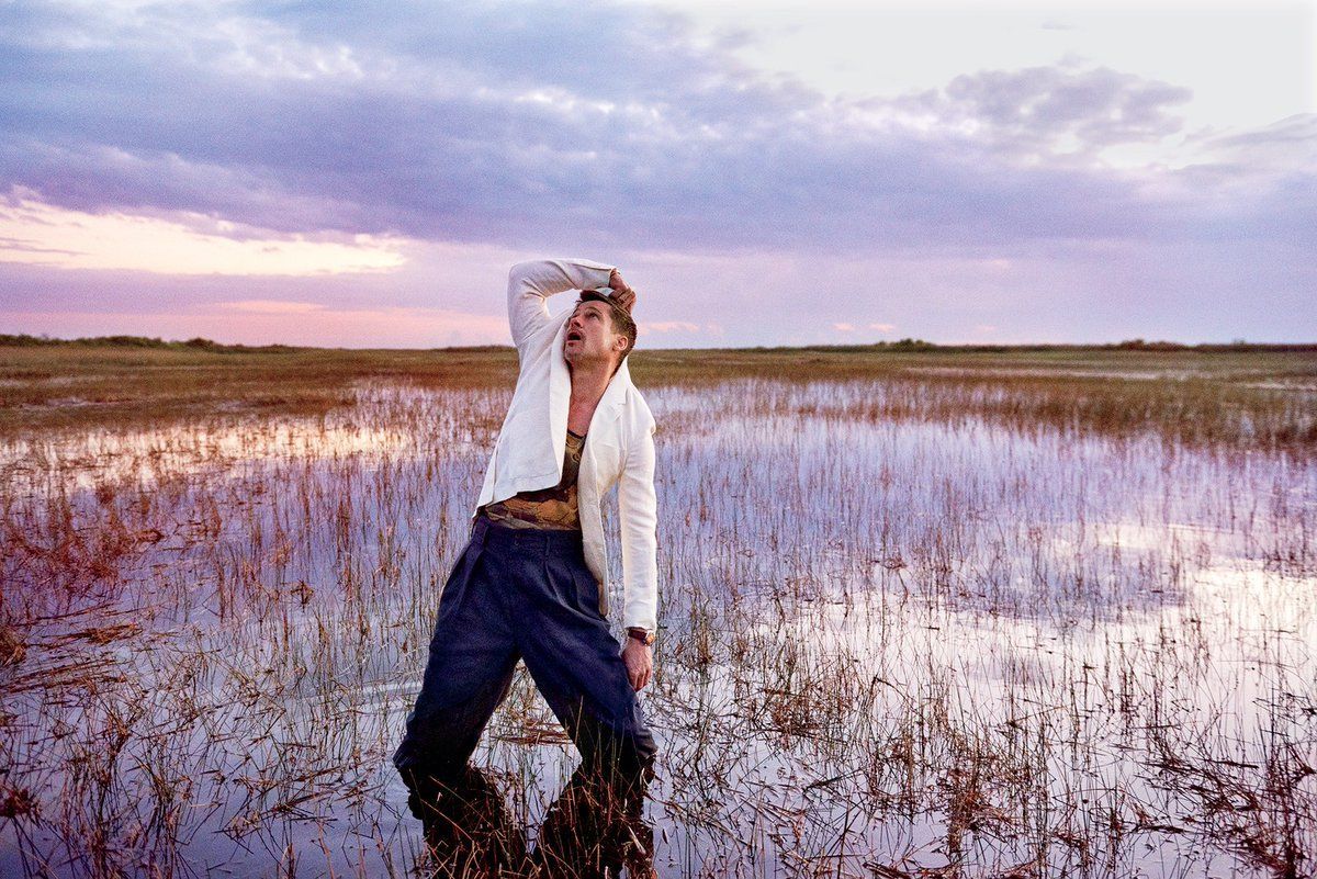 Brad Pitt habló sobre su separación de Angelina Jolie - brad-pitt-griffin-funk