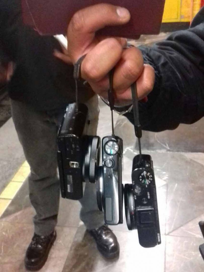 Detienen a extranjeros vandalizando el Metro de la capital - camaras