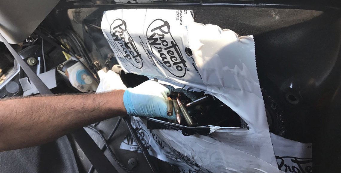 Aseguran más de 11 mil cartuchos en Tamaulipas