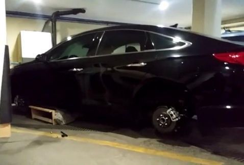 Detienen a ladrones que robaban llantas en la Condesa - chevrolet-sonic