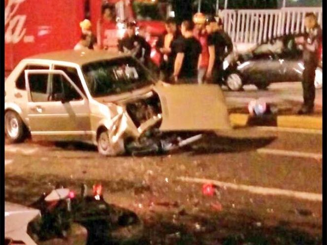 Chocan delincuentes al darse a la fuga y muere uno en Álvaro Obregón - choque-1