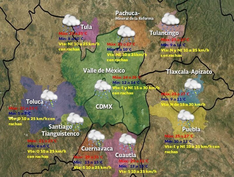 Pronostican lluvias en 20 estados del país - clima-6-mayocdmx-e1494072854218