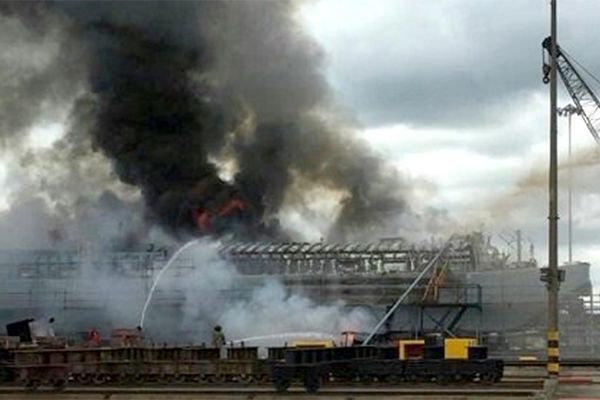 Seis muertos en explosiones en astilleros de Cartagena - colombia-2
