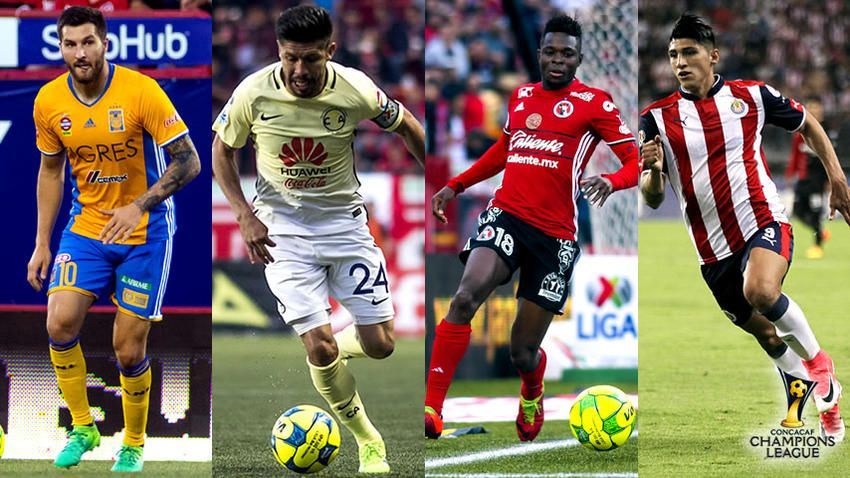 América, Guadalajara, Tigres y Xolos serán los representantes en la Concachampions - concachampions