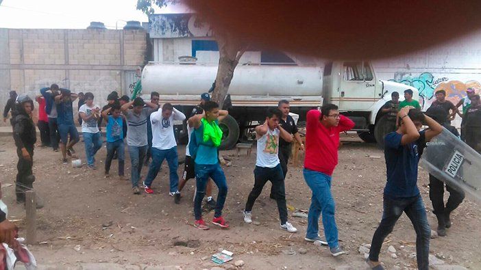 Liberan a los 236 jóvenes detenidos por actos vandálicos en Chiapas - detenidos-asfoj-