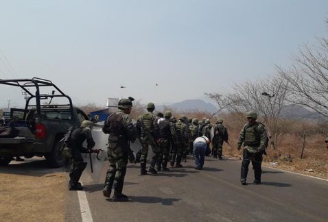 Ejercito toma control de seguridad en Totolapan
