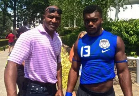 Detienen a hijo de Evander Holyfield por posesión de mariguana