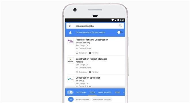 La nueva herramienta de Google para encontrar trabajo