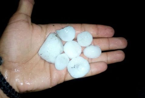 Lluvia y granizo afectó cultivos de Puebla