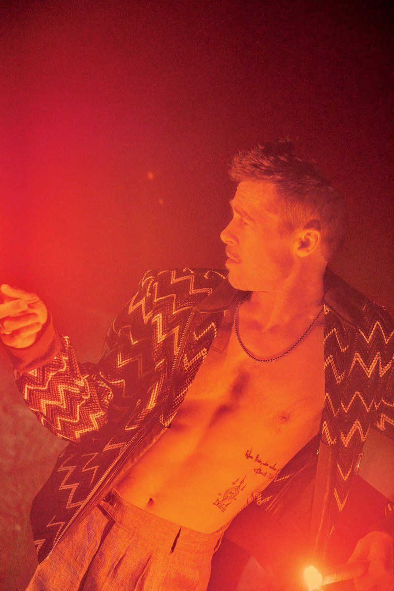 Brad Pitt habló sobre su separación de Angelina Jolie - griffin-funk-brad-pitt