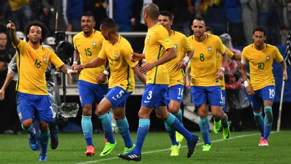 Brasil sigue siendo el mejor según el ranking de la FIFA