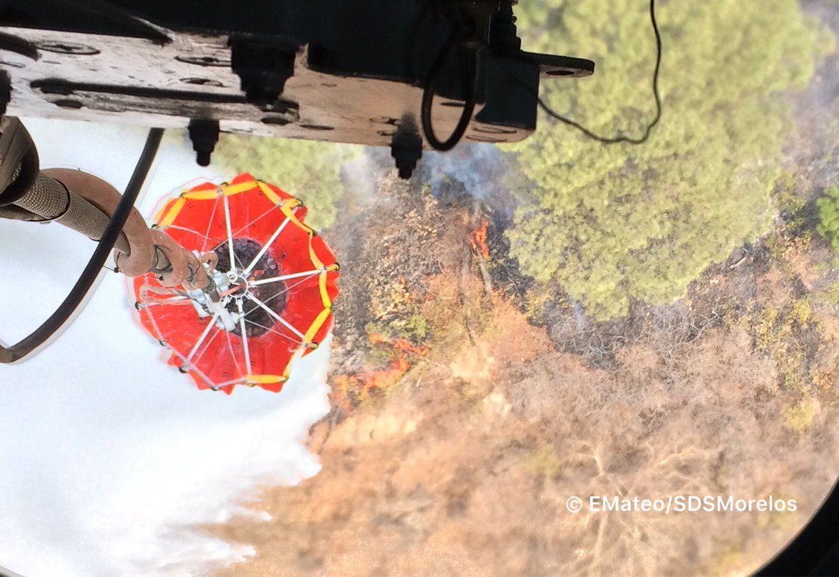 Controlan 90 por ciento de incendio en Morelos