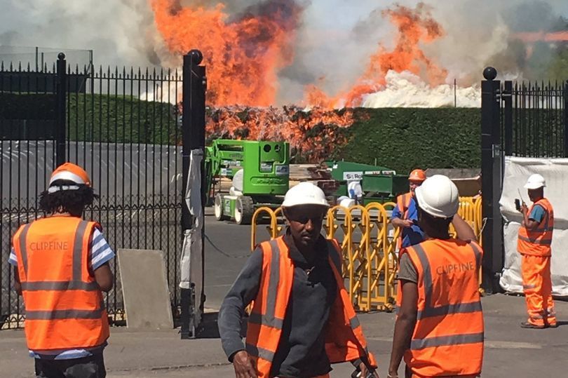 Incendio en Wimbledon