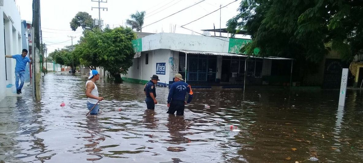 Lluvias intensas en tres municipios de Oaxaca