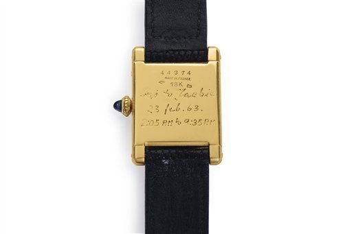 Subastarán acuarela y reloj de Jackie Kennedy - jackie-kennedy-reloj