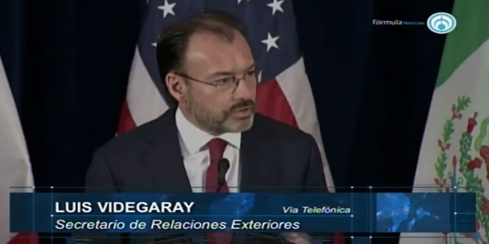Problema de drogas no se va a resolver si EE.UU. no se hace cargo del consumo: Videgaray