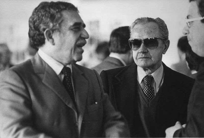 El centenario del natalicio de Juan Rulfo - juan-rulfo-y-Gabriel-García-Marquez