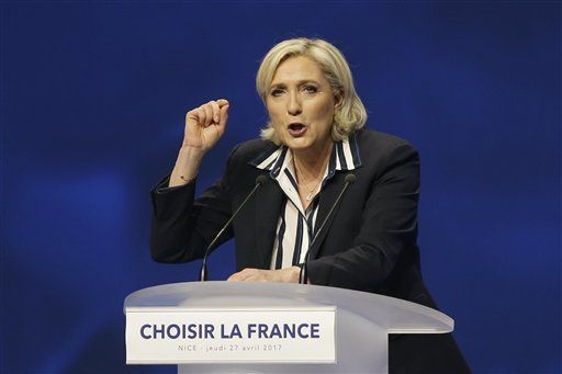 Le Pen promete regresar al franco de ganar segunda vuelta electoral