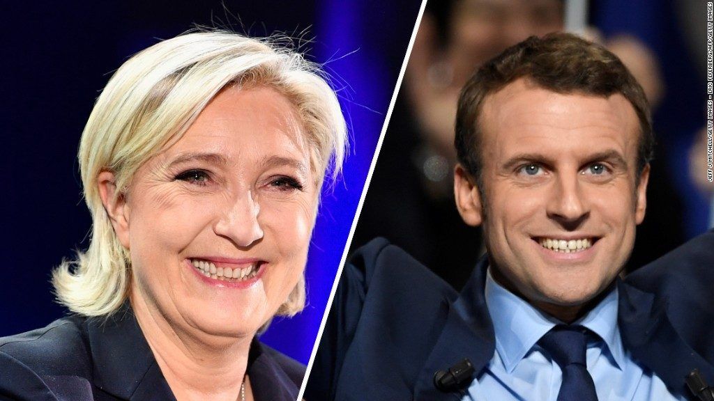 Denuncian ciberataque masivo contra Macron - le-pen-macron-1024x576