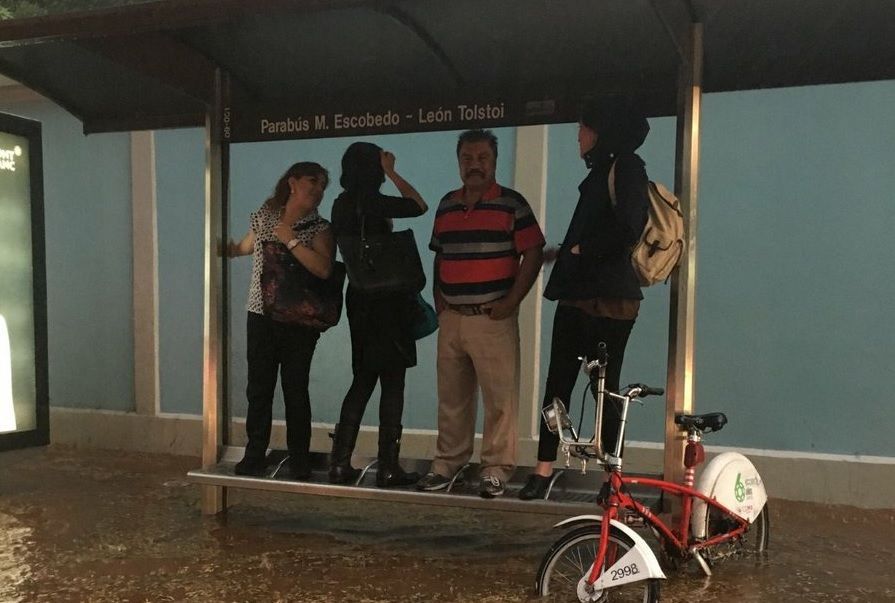 Granizada en el Valle de México