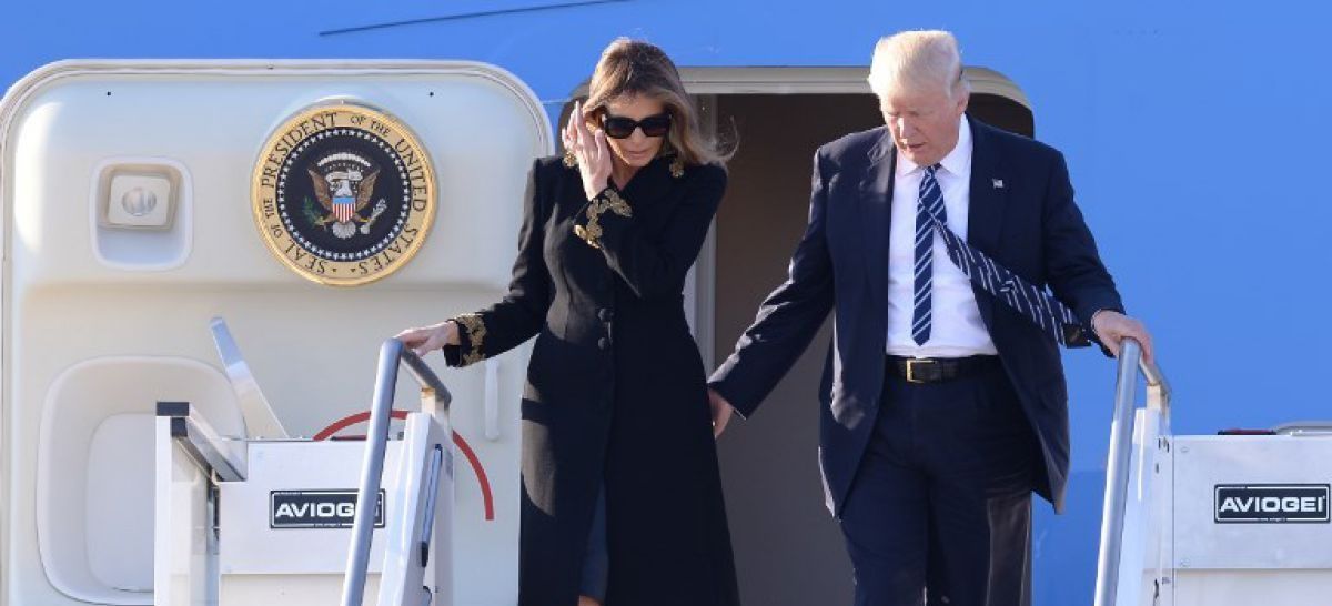 #Video Melania se rehusa de nuevo a darle la mano a Trump
