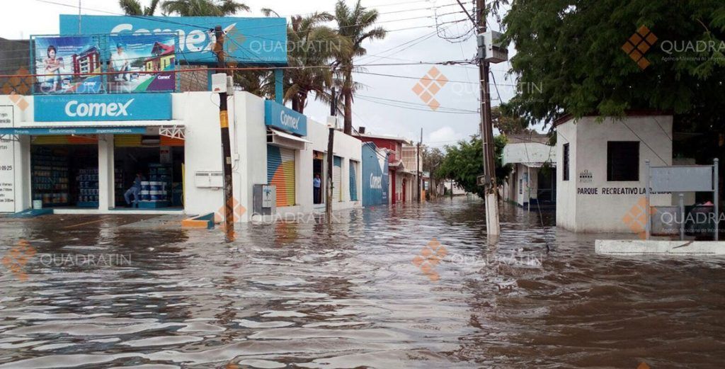 Lluvias intensas en tres municipios de Oaxaca - oaxaca-inundaciones-1024x521