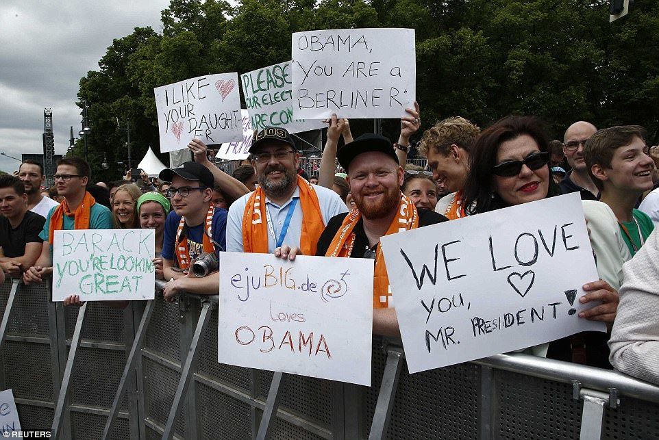 Reciben miles de personas a Obama en Berlín - obama-alemania-reuters