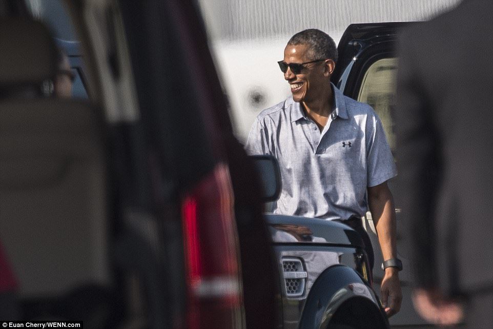 Obama juega golf en Escocia - obama-escocia
