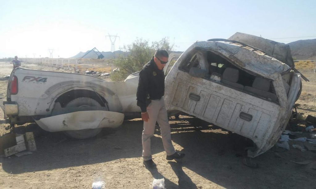 Volcadura en Coahuila deja una menor muerta - parras-I-1024x614