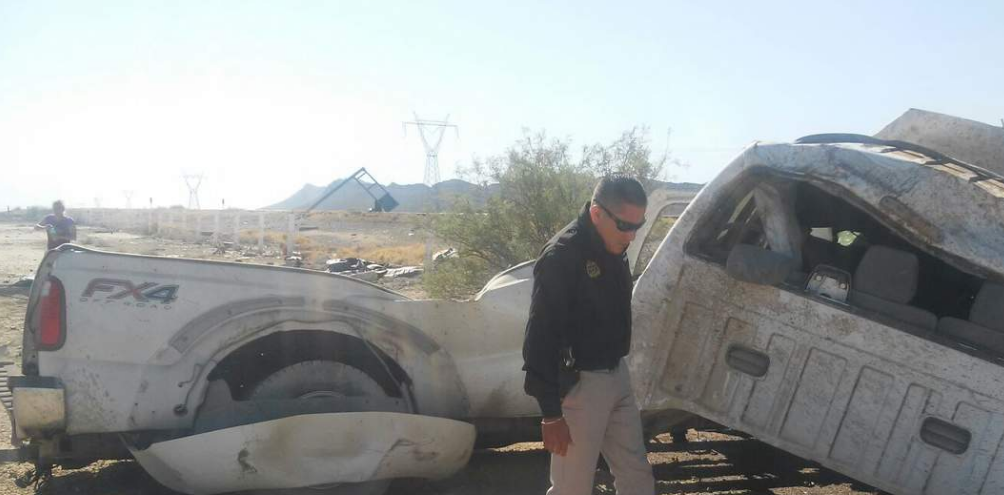 Volcadura en Coahuila deja una menor muerta