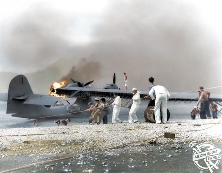 Revelan imágenes a color del ataque a Pearl Harbor - pearl-harbor-2