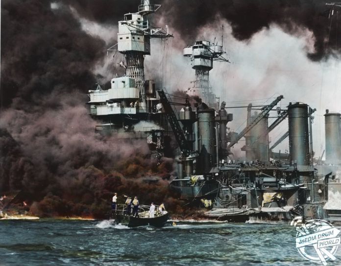 Revelan imágenes a color del ataque a Pearl Harbor - pearl-harbor-7