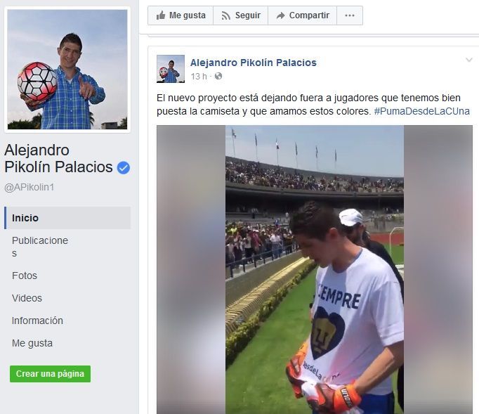 ‘Pikolín’ arremete contra la directiva de Pumas - pikolin-fb