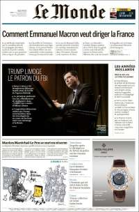 SEDENA y Trump en primeras planas del jueves - portadas-11-mayo-le-monde