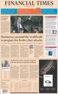 TLC y Macron en primeras planas del lunes - portadas-15-may-financial