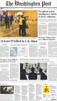 Ataque terrorista en Manchester acapara las primeras planas - portadas-23-may-twp