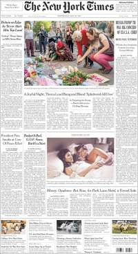 TLC y Manchester en primeras planas del miércoles - portadas-24-may-nyt
