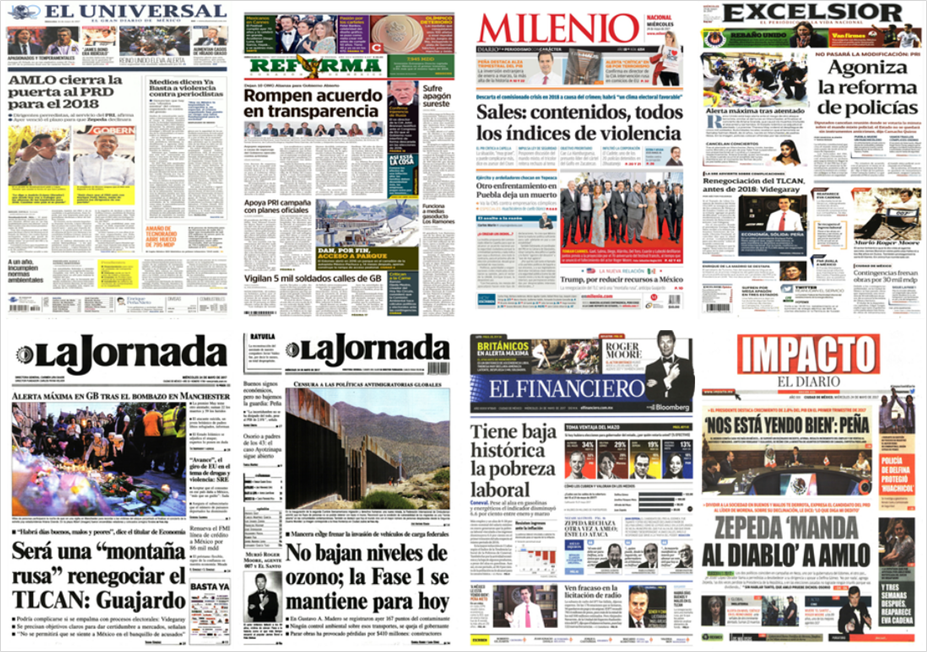 TLC y Manchester en primeras planas del miércoles