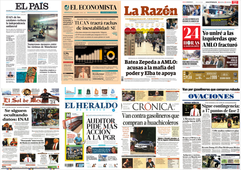 TLC y Manchester en primeras planas del miércoles - portadas-24-may1