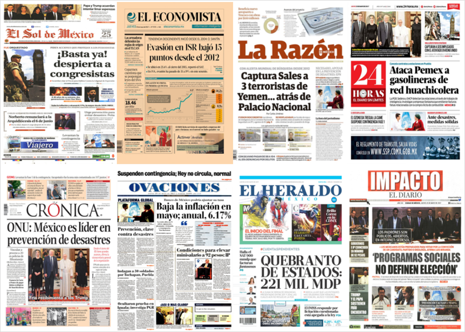 Robo de combustible y Manchester en primeras planas del jueves - portadas-25-may1