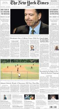 EPN y FBI en primeras planas del jueves - portadas-4-mayo-nyt