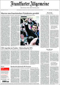 Macron acapara las primeras planas del lunes - portadas-8-mayo-alemania