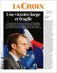 Macron acapara las primeras planas del lunes - portadas-8-mayo-lacroix