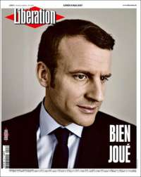 Macron acapara las primeras planas del lunes - portadas-8-mayo-liberation