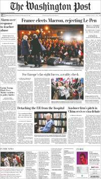 Macron acapara las primeras planas del lunes - portadas-8-mayo-twp