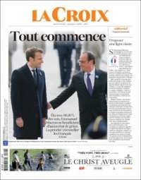 Hollande y Macron en primeras planas del martes - portadas-9-mayo-lacroix