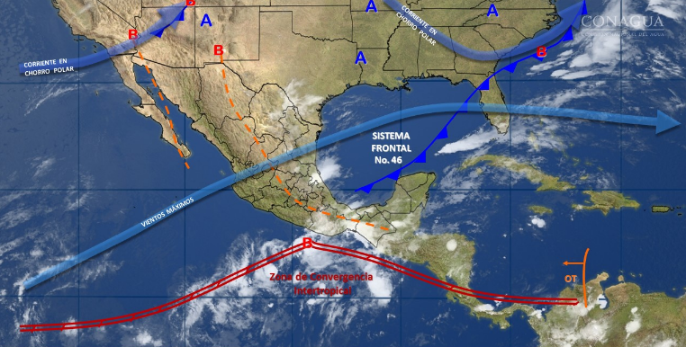 Tormentas afectarán varias regiones del país este domingo